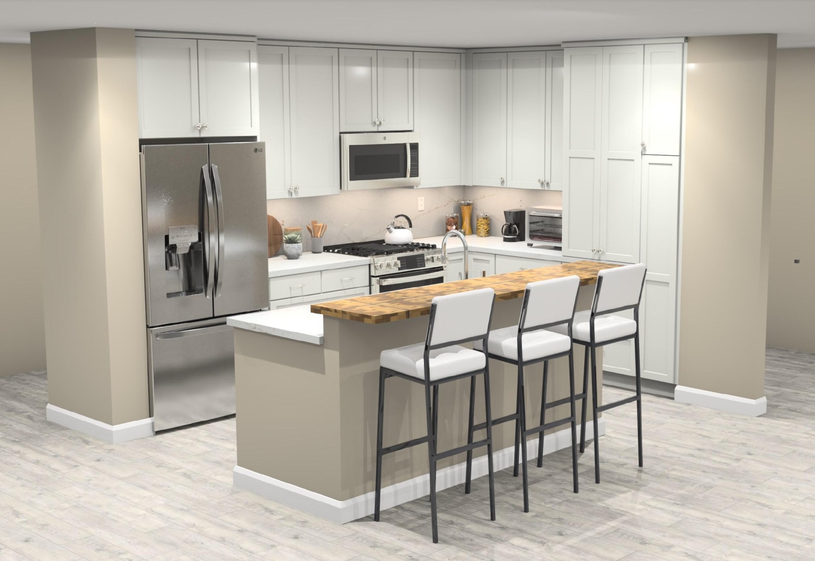 Timeless kitchen remodel in Arlington, Virginia