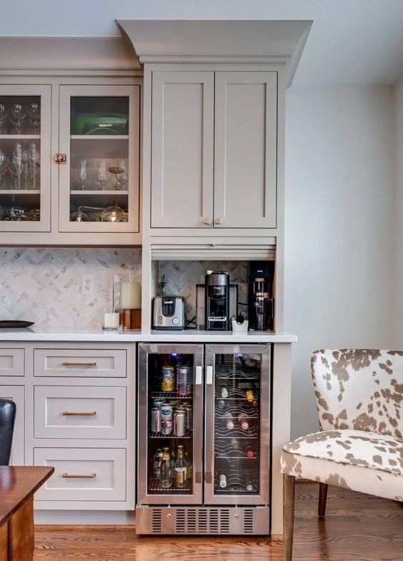 Custom cabinetry designed for a Washington, DC area home